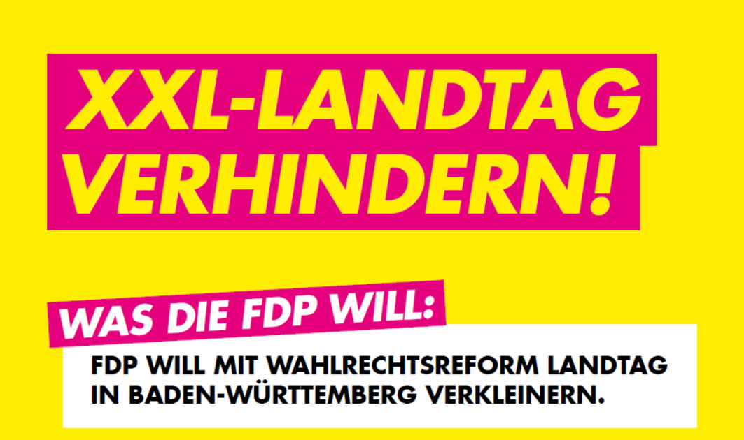 XXL-Landtag verhindern